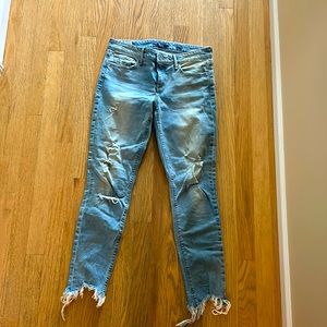 Lucky Brand mid-rise ankle jeans. Size 4